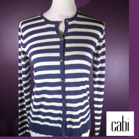 CAbi Sweaters - Darling cabi Vintage Spring 2007 Nautical Cardigan